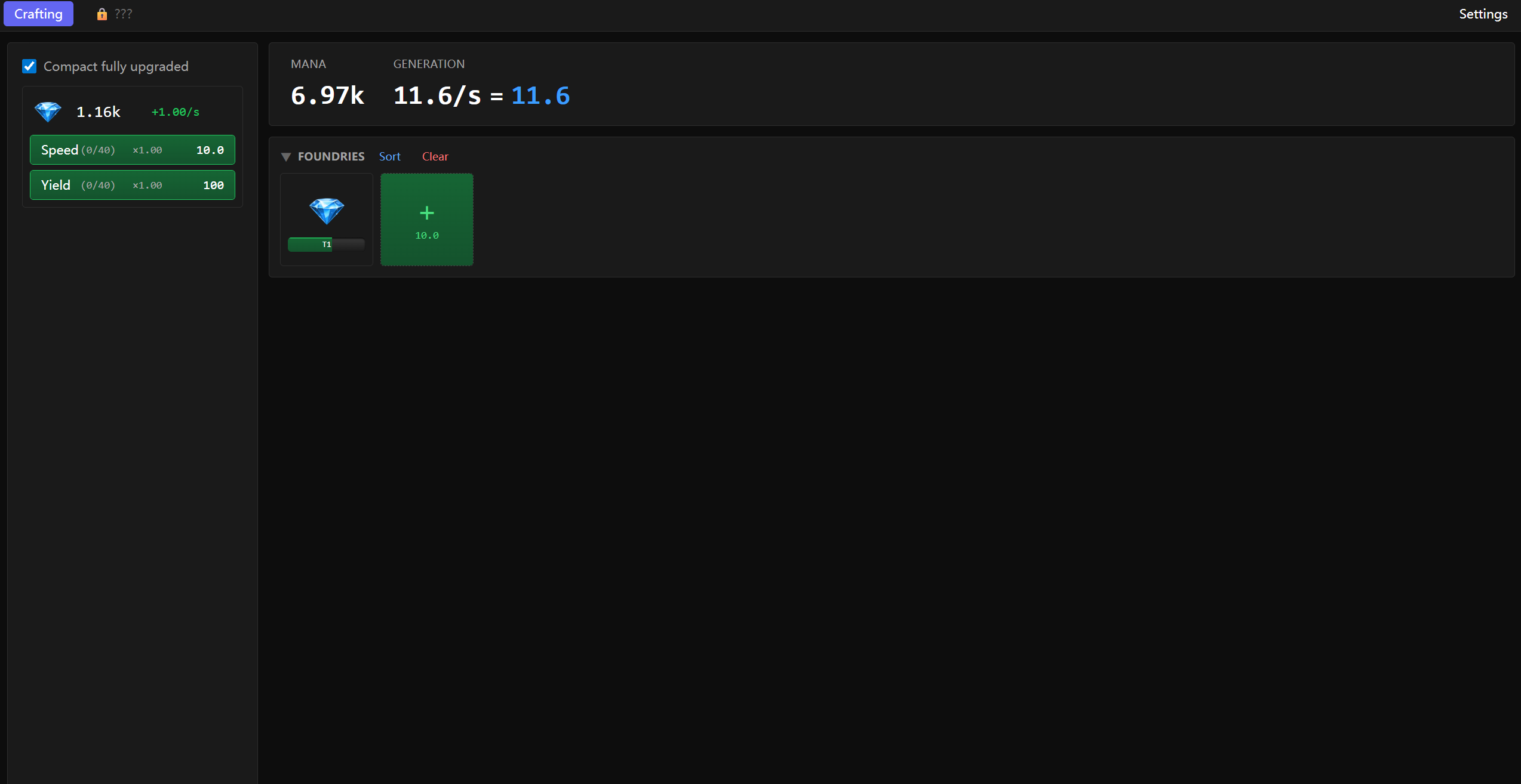 Evercraft Idle Game Screenshot